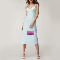 Pre Owned Dior Pink Cannage Leather Miss Dior Wallet on Chain