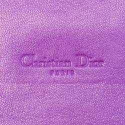 Pre Owned Dior Pink Cannage Leather Miss Dior Wallet on Chain