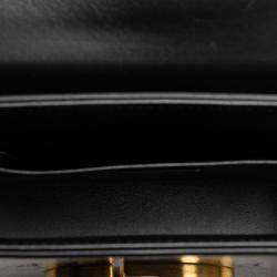 Dior Black Leather Montaigne Box 30 Shoulder Bag