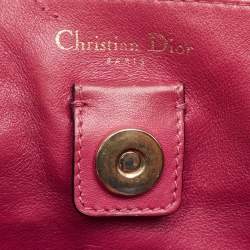 Pre Owned Dior Black Leather Large Diorissimo Shopper Tote