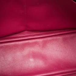 Pre Owned Dior Black Leather Large Diorissimo Shopper Tote