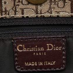 Pre Owned Dior Beige/Brown Diorissimo Canvas Multi Pocket Shoulder Bag