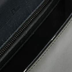 Pre Owned Dior Black Patent Leather Small Diorama Shoulder Bag