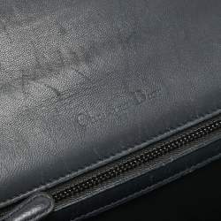 Pre Owned Dior Black Patent Leather Small Diorama Shoulder Bag