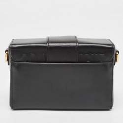 Pre Owned Dior Black Leather 30 Montaigne Box Bag