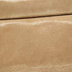 Pre Owned Dior Gold Metallic Suede Babe Vanity Top Handle Bag