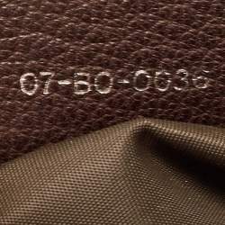 Pre Owned Dior Brown/Beige Oblique Canvas and Leather East/West Boston Bag