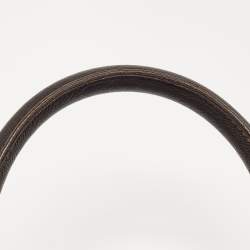 Pre Owned Dior Brown/Beige Oblique Canvas and Leather East/West Boston Bag