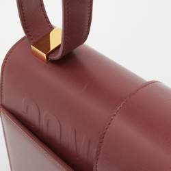 Pre Owned Dior Rose Wood Pink Leather 30 Montaigne Shoulder Bag