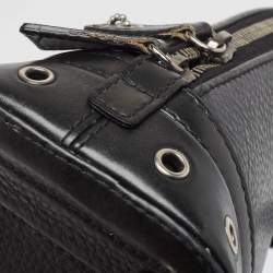 Pre Owned Dior Black Leather Street Chic Satchel