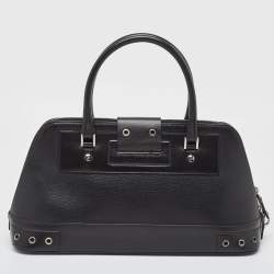 Pre Owned Dior Black Leather Street Chic Satchel