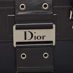Pre Owned Dior Black Leather Street Chic Satchel