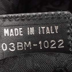 Pre Owned Dior Black Leather Street Chic Satchel