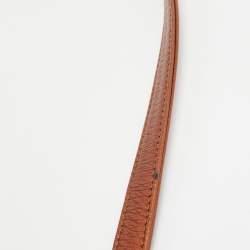 Pre Owned Dior Bronze Cannage Leather Mini Lady Dior Tote