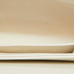 Pre Owned Dior Off White Leather 30 Montaigne Box Bag