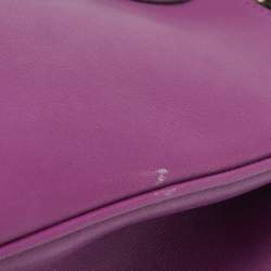 Dior Purple Leather Medium Diorissimo Shopper Tote