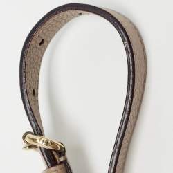 Pre Owned Dior Beige Leather Medium Diorissimo Shopper Tote