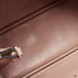 Pre Owned Dior Beige Leather Medium Diorissimo Shopper Tote