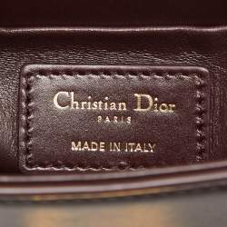 Pre Owned Dior Burgundy Leather 30 Montaigne Box Bag