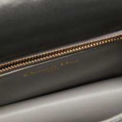 Pre Owned Dior Green Ceramic Effect Leather Diorama Club Shoulder Bag