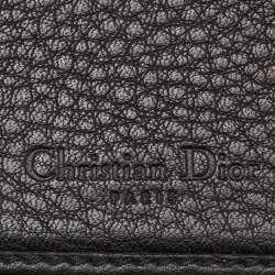 مملوكة مسبقًا محفظة كونتينتال ديور شيك ستريت جلد سوداء