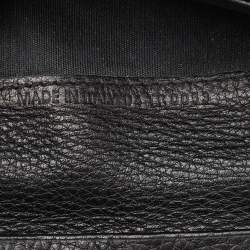 مملوكة مسبقًا محفظة كونتينتال ديور شيك ستريت جلد سوداء