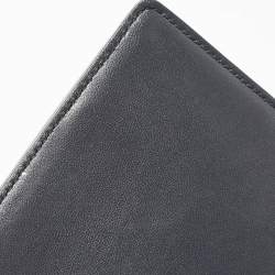 Pre Owned Dior Silver Micro Cannage Patent Leather Medium Diorama Shoulder Bag