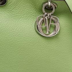 Pre Owned حقيبة شوبر ديور ديوريسيمو جلد أزرق مينت متوسطة