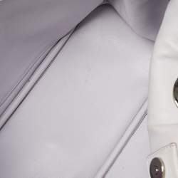 Pre Owned حقيبة شوبر ديور ديوريسيمو جلد أزرق مينت متوسطة