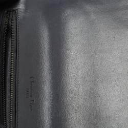 Dior Grey Patent Leather Medium Diorama Shoulder Bag