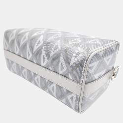 Dior Gray Canvas Ringo Shoulder Bag