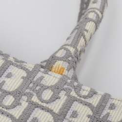 Dior Grey Oblique Canvas Large Book Tote 