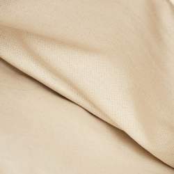 Pre Owned Dior Blue Oblique Canvas and Leather CD Logo Shoulder Bag