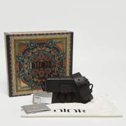 Pre Owned Dior Black Leather 30 Montaigne Crossbody Bag