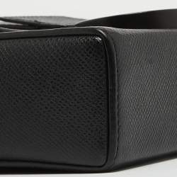 Pre Owned Dior Black Leather 30 Montaigne Crossbody Bag