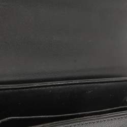 Pre Owned Dior Black Leather 30 Montaigne Crossbody Bag