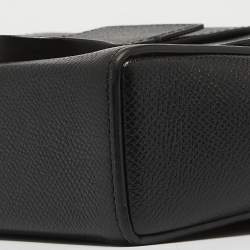 Pre Owned Dior Black Leather 30 Montaigne Crossbody Bag