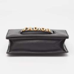 Pre Owned Dior Black Leather J'Adior Flap Shoulder Bag