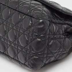 Pre Owned Dior Black Cannage Leather Miss Dior Shoulder Bag