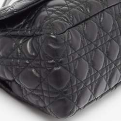 Pre Owned Dior Black Cannage Leather Miss Dior Shoulder Bag