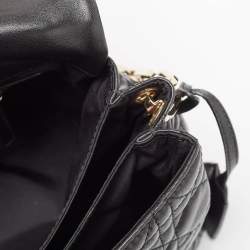 Pre Owned Dior Black Cannage Leather Miss Dior Shoulder Bag