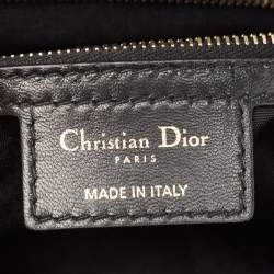 Pre Owned Dior Black Cannage Leather Miss Dior Shoulder Bag