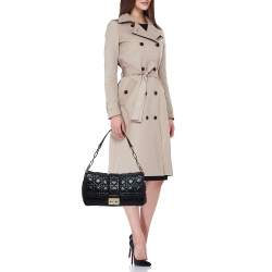 Pre Owned Dior Black Cannage Leather Miss Dior Shoulder Bag