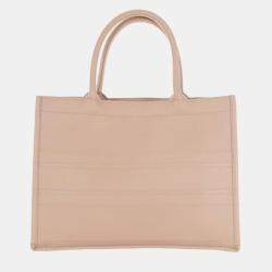 Pre Owned حقيبة توت بوك جلد ديور نيود متوسطة