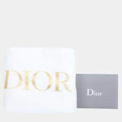 Pre Owned Dior Neon Orange Canvas Mini Book Tote Bag