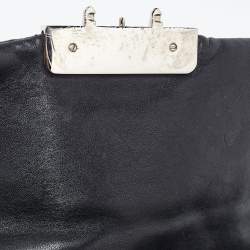 Pre Owned Dior Black Cannage Patent Leather Miss Dior Promenade Shoulder Bag