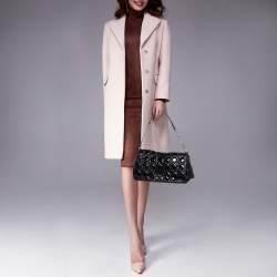 Pre Owned Dior Black Cannage Patent Leather Miss Dior Promenade Shoulder Bag