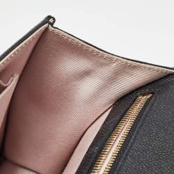 Pre Owned Dior Black Leather Medium Diorama Shoulder Bag