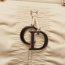 Dior Light Beige Leather Karenina East West Karenina Satchel