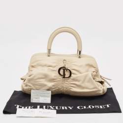 Dior Light Beige Leather Karenina East West Karenina Satchel